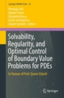 Image for Solvability, Regularity, and Optimal Control of Boundary Value Problems for PDEs