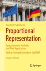 Image for Proportional Representation: Apportionment Methods and Their Applications