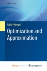 Image for Optimization and Approximation