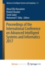 Image for Proceedings of the International Conference on Advanced Intelligent Systems and Informatics 2017