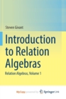 Image for Introduction to Relation Algebras
