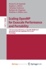 Image for Scaling OpenMP for Exascale Performance and Portability : 13th International Workshop on OpenMP, IWOMP 2017, Stony Brook, NY, USA, September 20-22, 2017, Proceedings