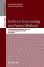Image for Software engineering and formal methods: 15th International Conference, SEFM 2017, Trento, Italy, September 4?8, 2017, Proceedings