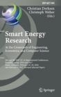 Image for Smart Energy Research. At the Crossroads of Engineering, Economics, and Computer Science