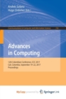 Image for Advances in Computing