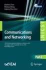 Image for Communications and networking.: 11th EAI international Conference, ChinaCom 2016 Chongqing, China, September 24-26, 2016, Proceedings