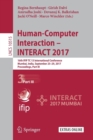 Image for Human-Computer Interaction – INTERACT 2017 : 16th IFIP TC 13 International Conference, Mumbai, India, September 25–29, 2017, Proceedings, Part III