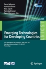 Image for Emerging Technologies for Developing Countries