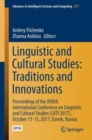 Image for Linguistic and Cultural Studies: Traditions and Innovations