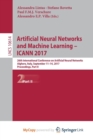 Image for Artificial Neural Networks and Machine Learning - ICANN 2017