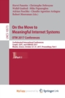 Image for On the Move to Meaningful Internet Systems. OTM 2017 Conferences