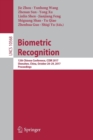 Image for Biometric Recognition : 12th Chinese Conference, CCBR 2017, Shenzhen, China, October 28-29, 2017, Proceedings