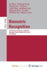 Image for Biometric Recognition