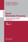 Image for Neural Information Processing : 24th International Conference, ICONIP 2017, Guangzhou, China, November 14-18, 2017, Proceedings, Part III