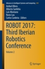 Image for ROBOT 2017: Third Iberian Robotics Conference: Volume 2