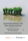 Image for Ecosystem Services for Well-Being in Deltas : Integrated Assessment for Policy Analysis