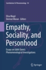 Image for Empathy, Sociality, and Personhood: Essays On Edith Stein&#39;s Phenomenological Investigations : 94