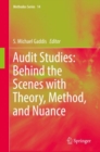 Image for Audit studies  : behind the scenes with theory, method, and nuance