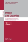Image for Image and Graphics : 9th International Conference, ICIG 2017, Shanghai, China, September 13-15, 2017, Revised Selected Papers, Part II