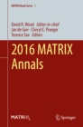 Image for 2016 MATRIX Annals. : 1