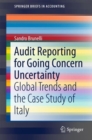 Image for Audit Reporting for Going Concern Uncertainty
