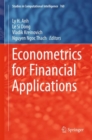 Image for Econometrics for Financial Applications