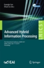 Image for Advanced Hybrid Information Processing : First International Conference, ADHIP 2017, Harbin, China, July 17–18, 2017, Proceedings