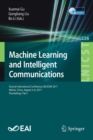 Image for Machine Learning and Intelligent Communications : Second International Conference, MLICOM 2017, Weihai, China, August 5-6, 2017, Proceedings, Part I