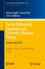 Image for Partial differential equations and geometric measure theory: Cetraro, Italy 2014