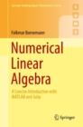 Image for Numerical Linear Algebra: A Concise Introduction With Matlab and Julia