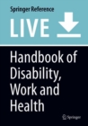 Image for Handbook of Disability, Work and Health