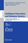 Image for Intelligent Information and Database Systems