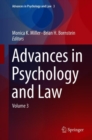 Image for Advances in Psychology and Law : Volume 3