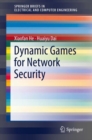 Image for Dynamic Games for Network Security