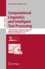 Image for Computational linguistics and intelligent text processing: 18th International Conference, CICLing 2017, Budapest, Hungary, April 17-23, 2017, Revised Selected Papers. : 10762
