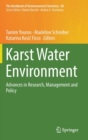 Image for Karst Water Environment : Advances in Research, Management and Policy