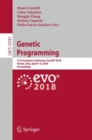 Image for Genetic programming: 21st European Conference, EuroGP 2018, Parma, Italy, April 4-6, 2018, Proceedings