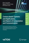 Image for Context-Aware Systems and Applications, and Nature of Computation and Communication