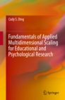 Image for Fundamentals of applied multidimensional scaling for educational and psychological research