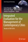 Image for Integrated evaluation for the management of contemporary cities: results of SIEV 2016