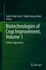 Image for Biotechnologies of Crop Improvement, Volume 1