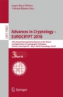 Image for Advances in Cryptology – EUROCRYPT 2018