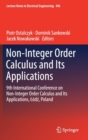 Image for Non-Integer Order Calculus and its Applications
