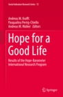 Image for Hope for a good life: results of the Hope-Barometer International Research Program
