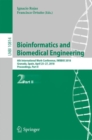 Image for Bioinformatics and biomedical engineering.: 6th International Work-Conference, IWBBIO 2018, Granada, Spain, April 25-27, 2018, Proceedings : 10814