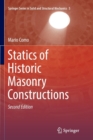 Image for Statics of Historic Masonry Constructions