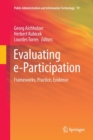 Image for Evaluating e-Participation : Frameworks, Practice, Evidence
