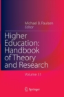 Image for Higher Education: Handbook of Theory and Research