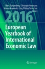 Image for European Yearbook of International Economic Law 2016