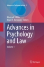 Image for Advances in Psychology and Law : Volume 1